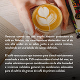 Café en grano Región Veracruz Tueste Medio 250 gr.