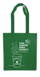Bolsa ecológica con asa, elaborada de non woven, mide 30 x 41 cm
